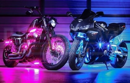 мотоцикл светодиодные фонари