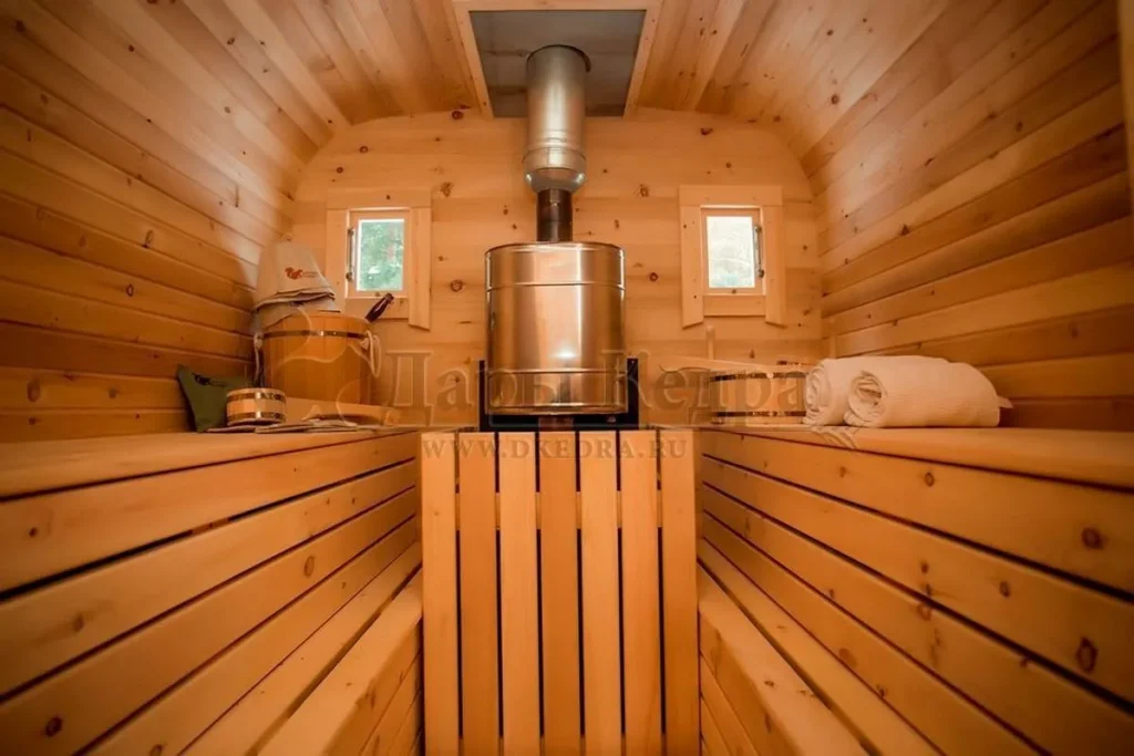 Баня-бочка как современное решение для отдыха